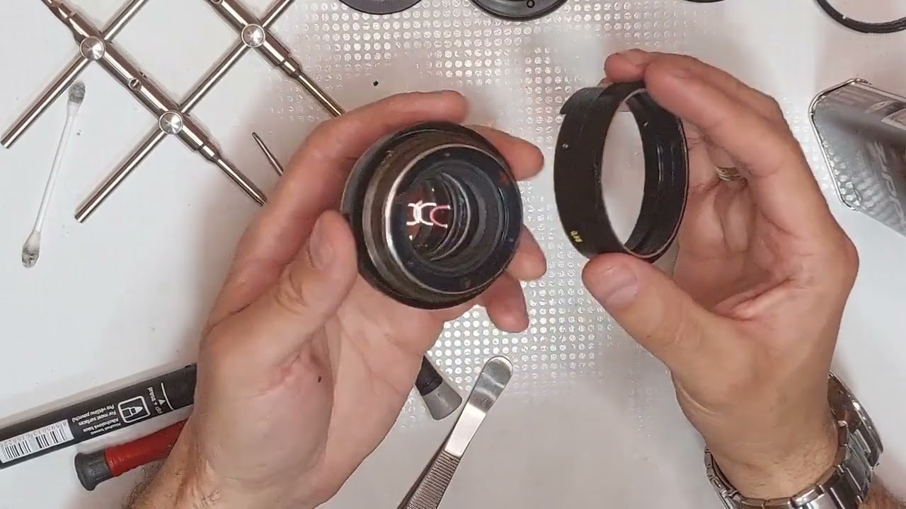 Helios 44M (8 blades version) helicoid cleaning