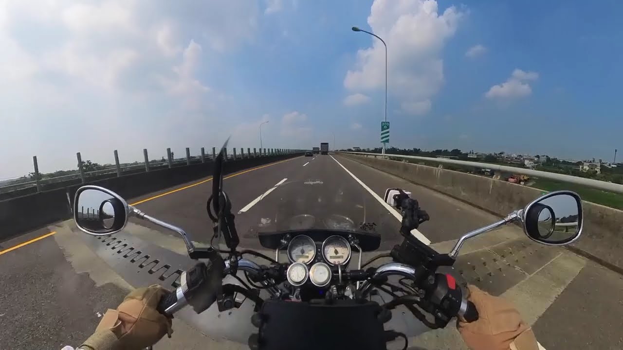 三陽環島集章最終章_台82快速道路嘉義往台南騎乘...SYM大野狼#SB300#motovlog#Lofi旋律#台灣Taiwan.2025.10.13