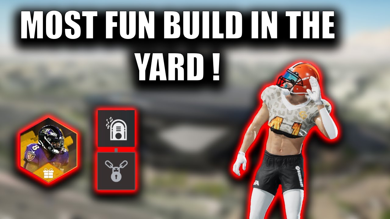 THE MOST FUN BUILD IN THE YARD! MADDEN 21 THE YARD GAMEPLAY!