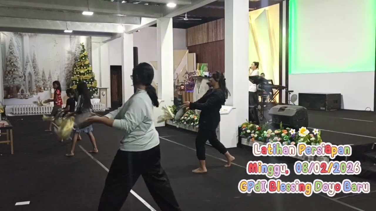 Latihan Persiapan Ibadah Minggu, 08/02/2026 GPdI Blessing Doyo Baru 