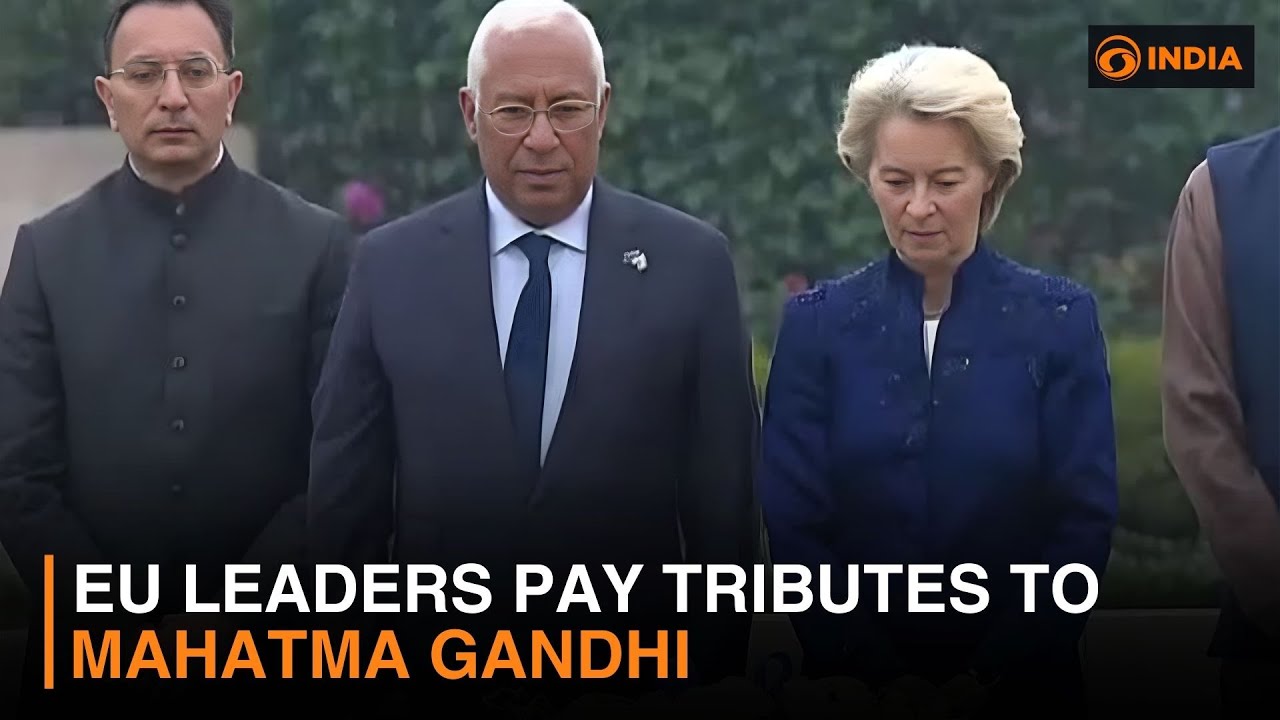 EU leaders pay tributes to Mahatma Gandhi