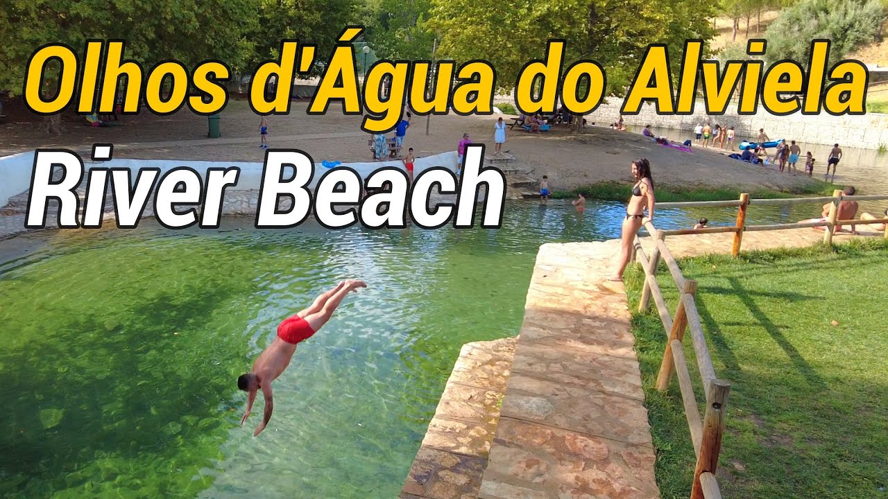 River Beach Walk - Olhos de Água do Alviela - Santarém, Portugal [4K]