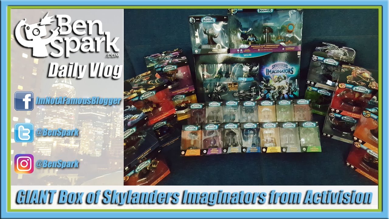 #SkylandersImaginators WAVE 1 GIANT BOX REVEAL! #Unboxing #Skylanders