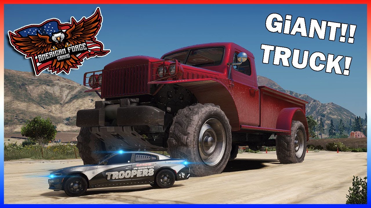 BIGGEST TRUCK IN GTA 5 EVER!! 100 FOOT TALL? - GTA 5 RP - AFG