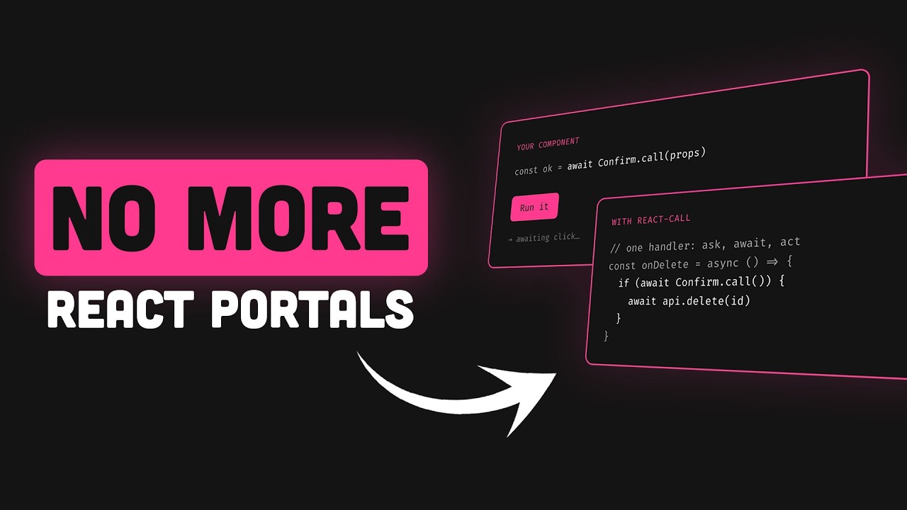 You Don't Need React Portals For Modals Anymore (react-call)
