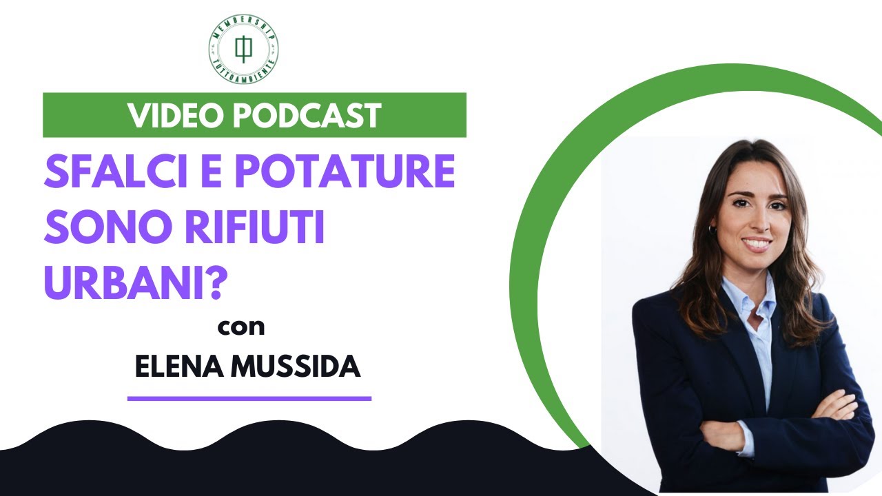 Sfalci e potature sono rifiuti urbani?