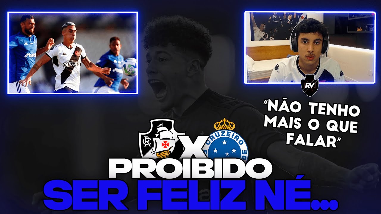 REACT DO RENATINHO: VASCO 0 x 1 CRUZEIRO - O VASCO DA GAMA ACABOU!