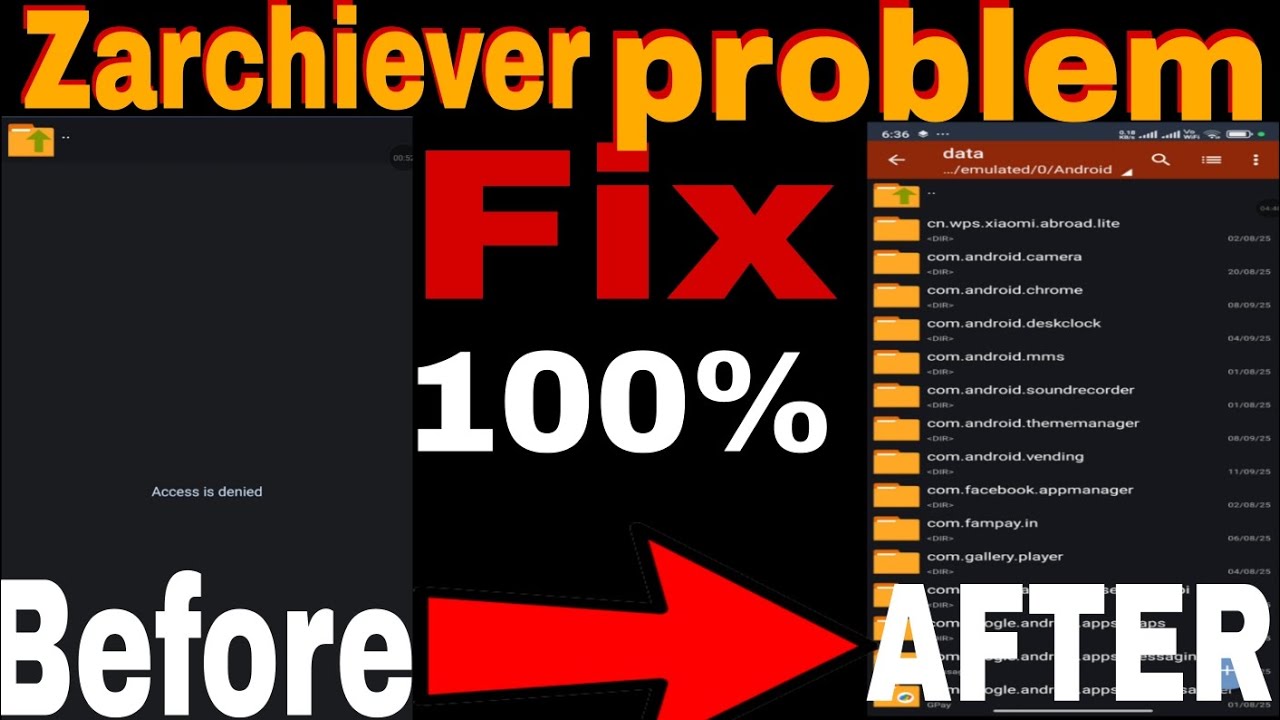 Finally 😯 ZArchiver Access Denied Problem Fix 100% 🔥 | Full Solution Android/iOS