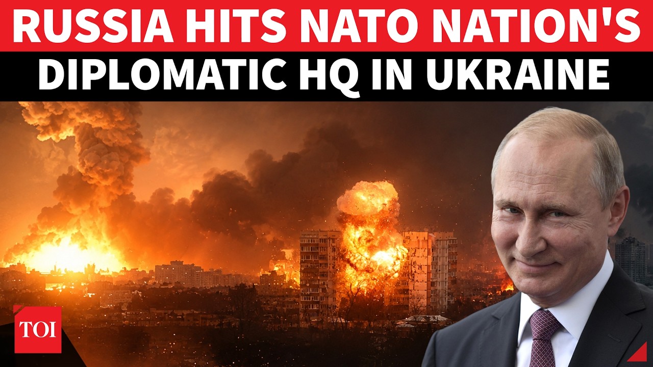 Russian Missile 'BLOWS UP' NATO Diplomatic HQ In Kyiv; Putin Military Shows No Mercy To Ukraine