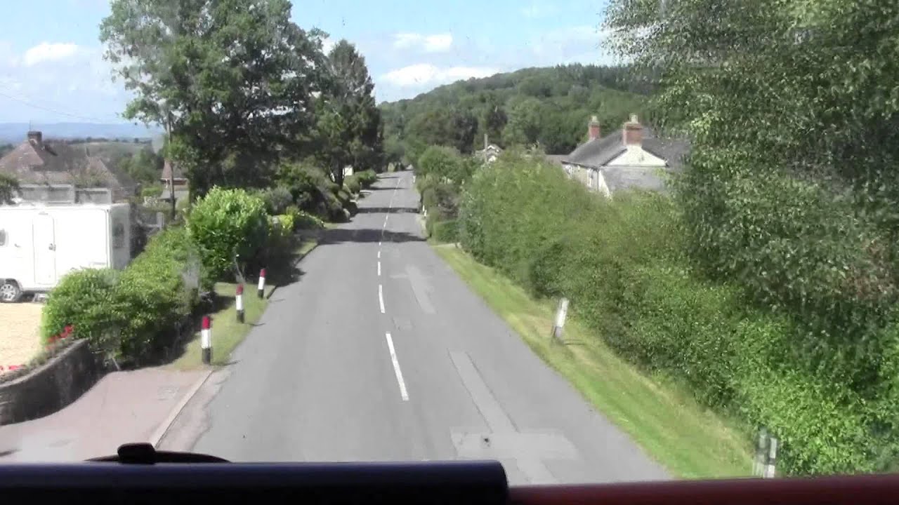 A bus ride from Ross On Wye to Hereford abourd Enviro 15873. 04/07/2015