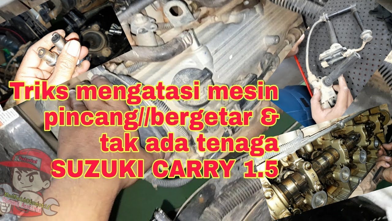 cara mengatasi mesin bergetar/sinjal & tidak bertenaga SUZUKI FUTURA 1.5
