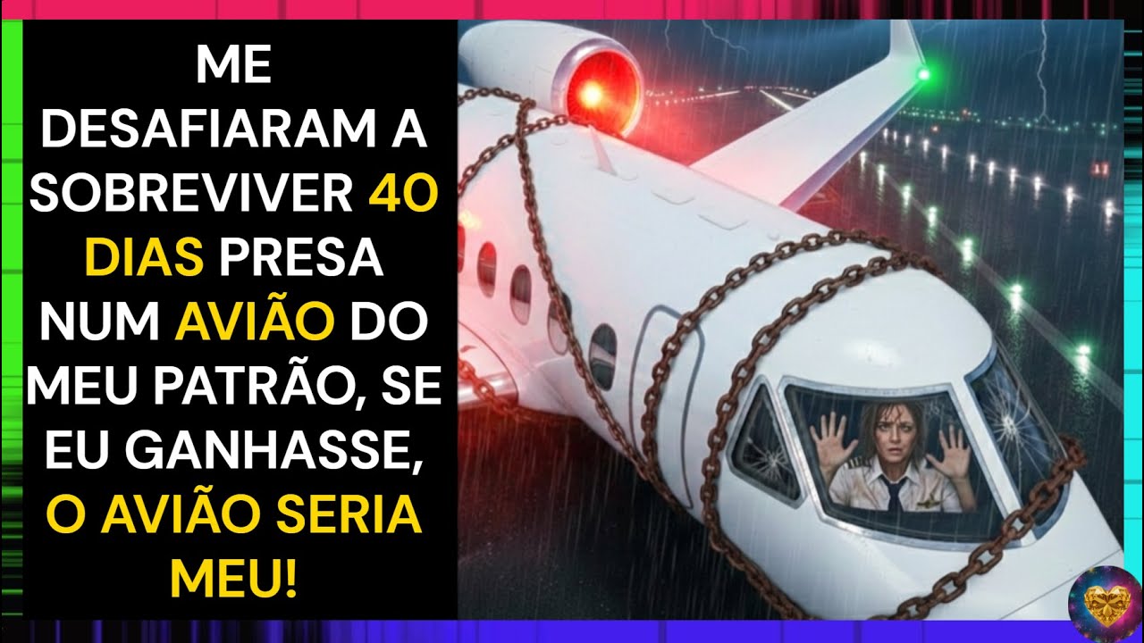 ME DESAFIARAM A SOBREVIVER 40 DIAS PRESA NUM AVIÃO DO MEU PATRÃO, SE EU GANHASSE, O AVIÃO SERIA MEU!
