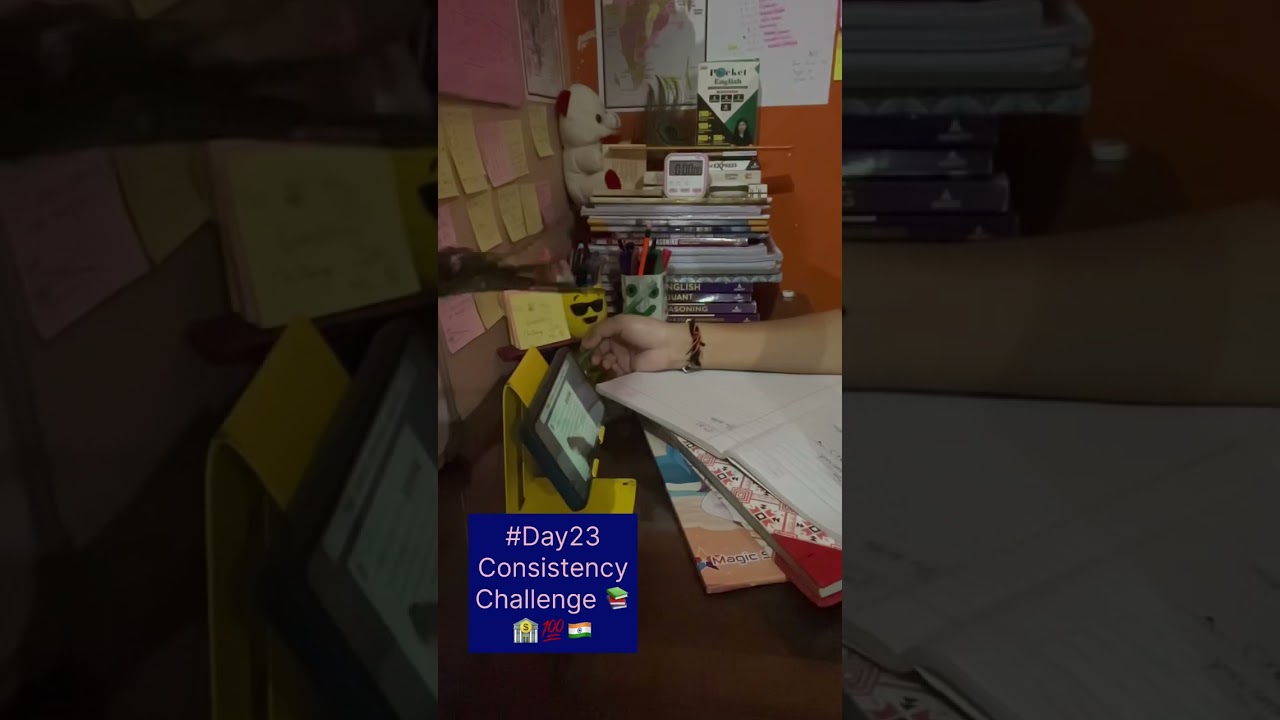 #Day23 #consistencychallenge #bankerslifevlogs #support #studywithme #motivation #bankaspirant