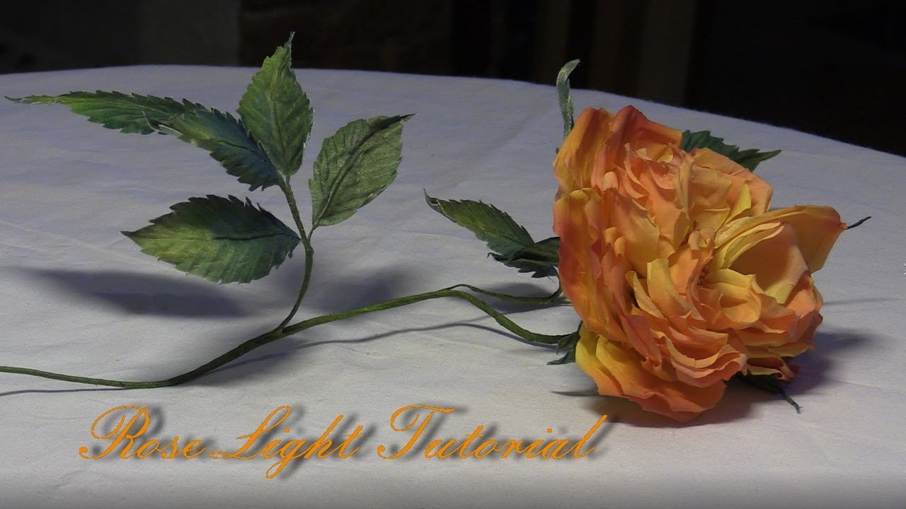 rose light part 3 (2)  Цветы из шёлка . Изготовление  цветов в технике Somebana . Silk flowers