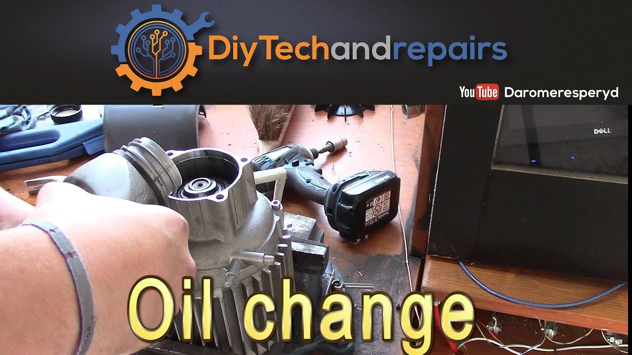 Oil change in pressure washer (Almost How to...)