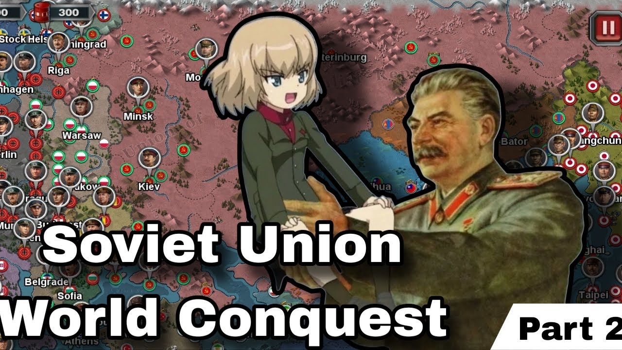 Soviet Union World Conquest Part 2 (WC3 Conquest) #ww2 #worldconqueror3 #gaming 