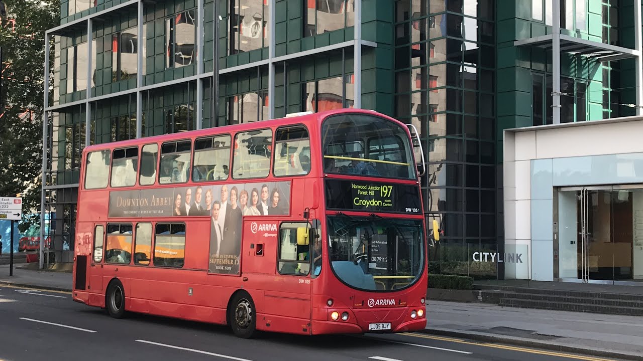 Last day of DAF DB250s and Route 197 as Arriva London South