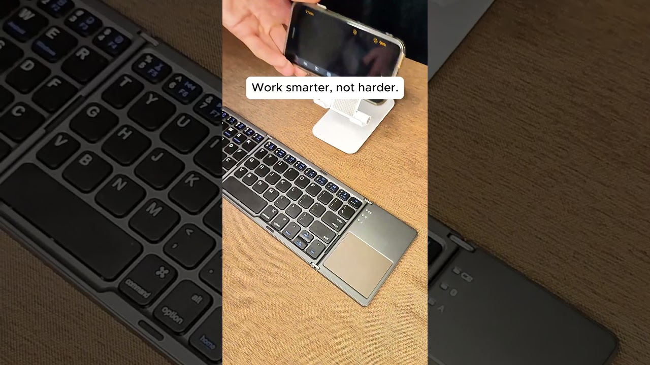 Universal Mini Foldable Wireless Keyboard with Touchpad 🔔✅ Product Link in Bio ( # 1978 )