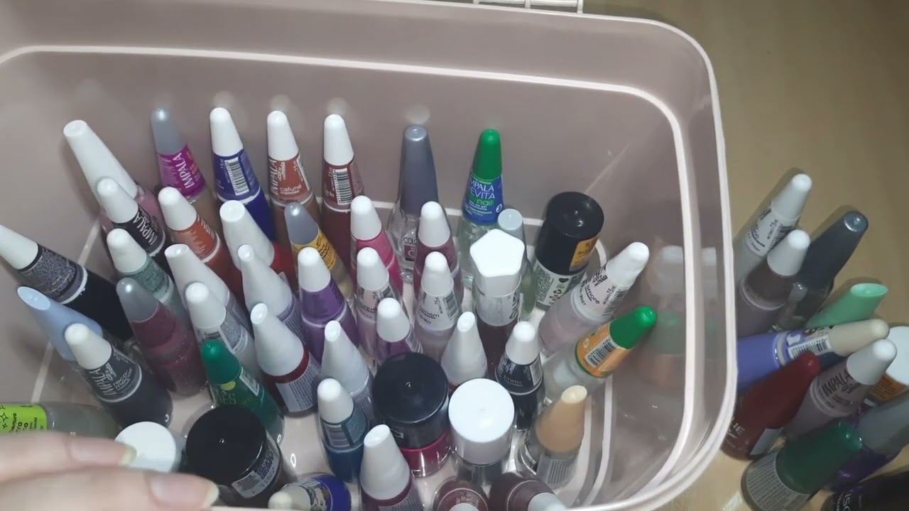 ☆ Comprinhas de esmaltes / jogando esmaltes fora / organizando a caixa de esmaltes ☆