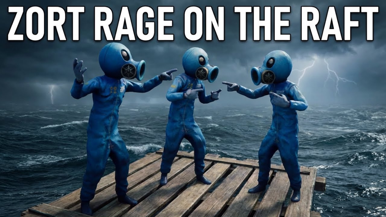 4 Idiots On A Raft??!! Zort