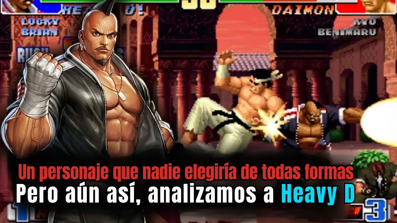 Descubre por qué nadie elige a Heavy D en King of Fighters 98