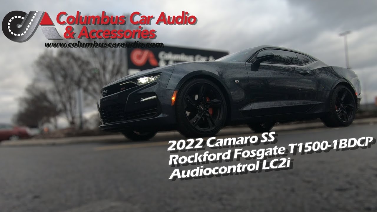 Полная установка усилителя и сабвуфера для Camaro SS 2022 года