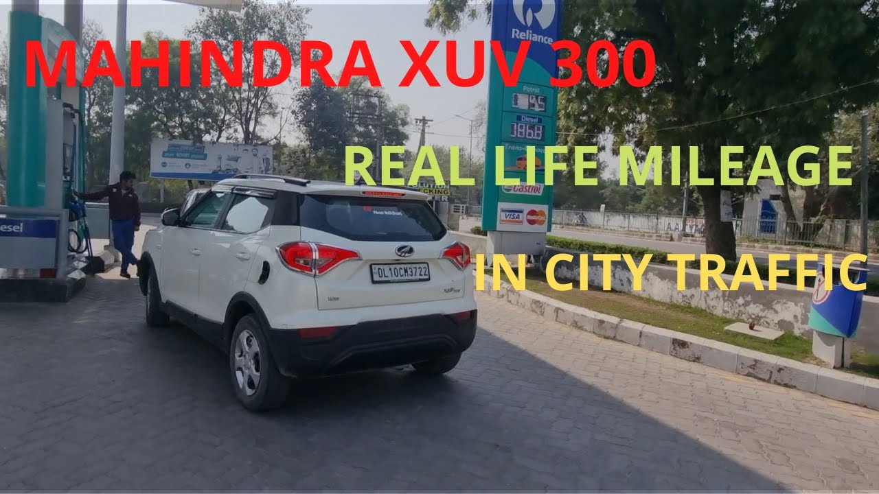 MAHINDRA XUV300 DIESEL HONEST MILEAGE TEST IN CITY