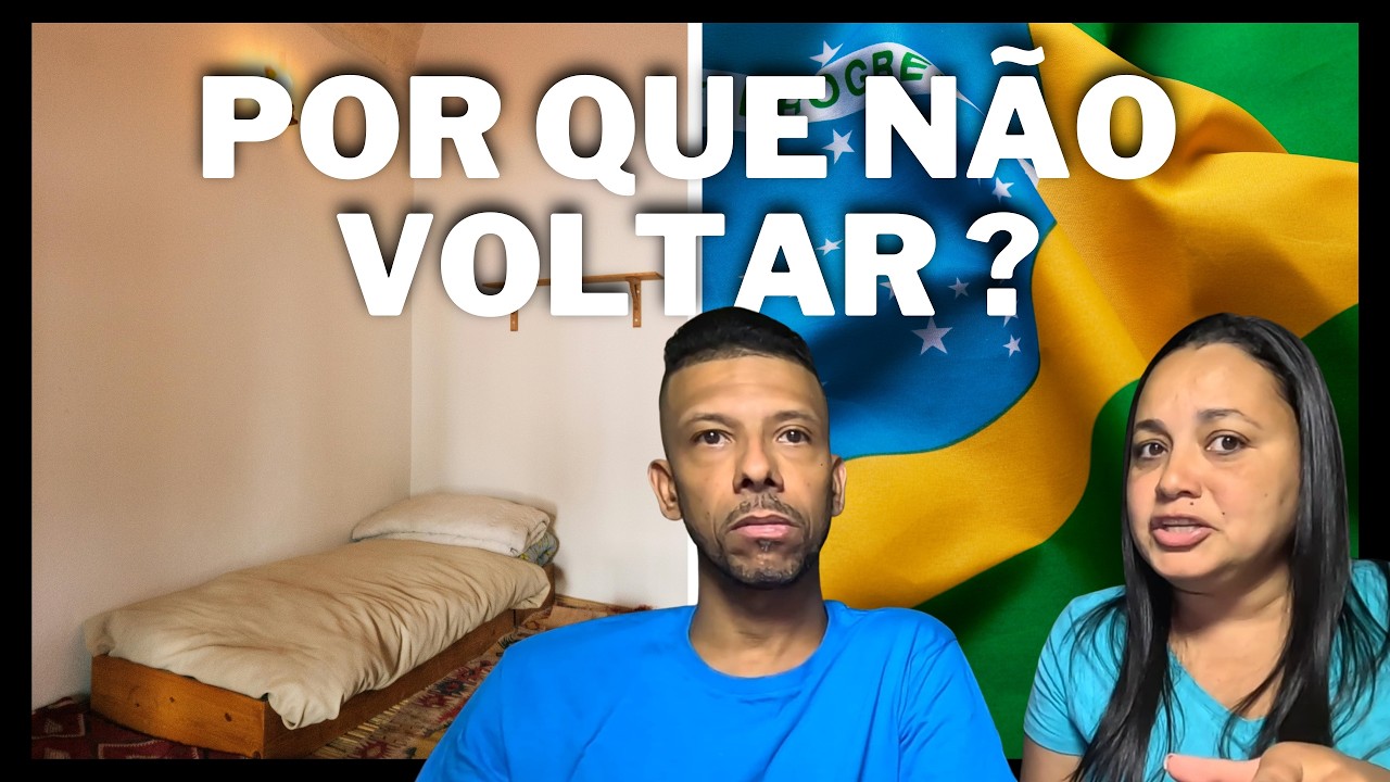 POR QUE mesmo VIVENDO em QUARTOS ninguém VOLTA para o BRASIL ?