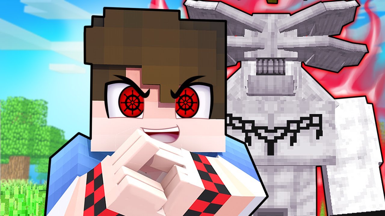O SHARINGAN MAHORAGA no NARUTO MINECRAFT