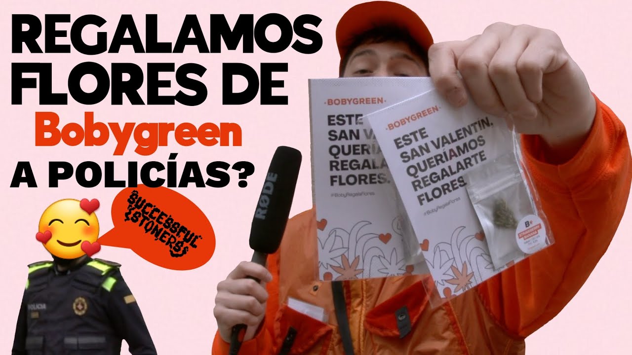 REGALAMOS FLORES DE BOBYGREEN A POLIC&Iacute;AS POR SAN VALENTIN!
