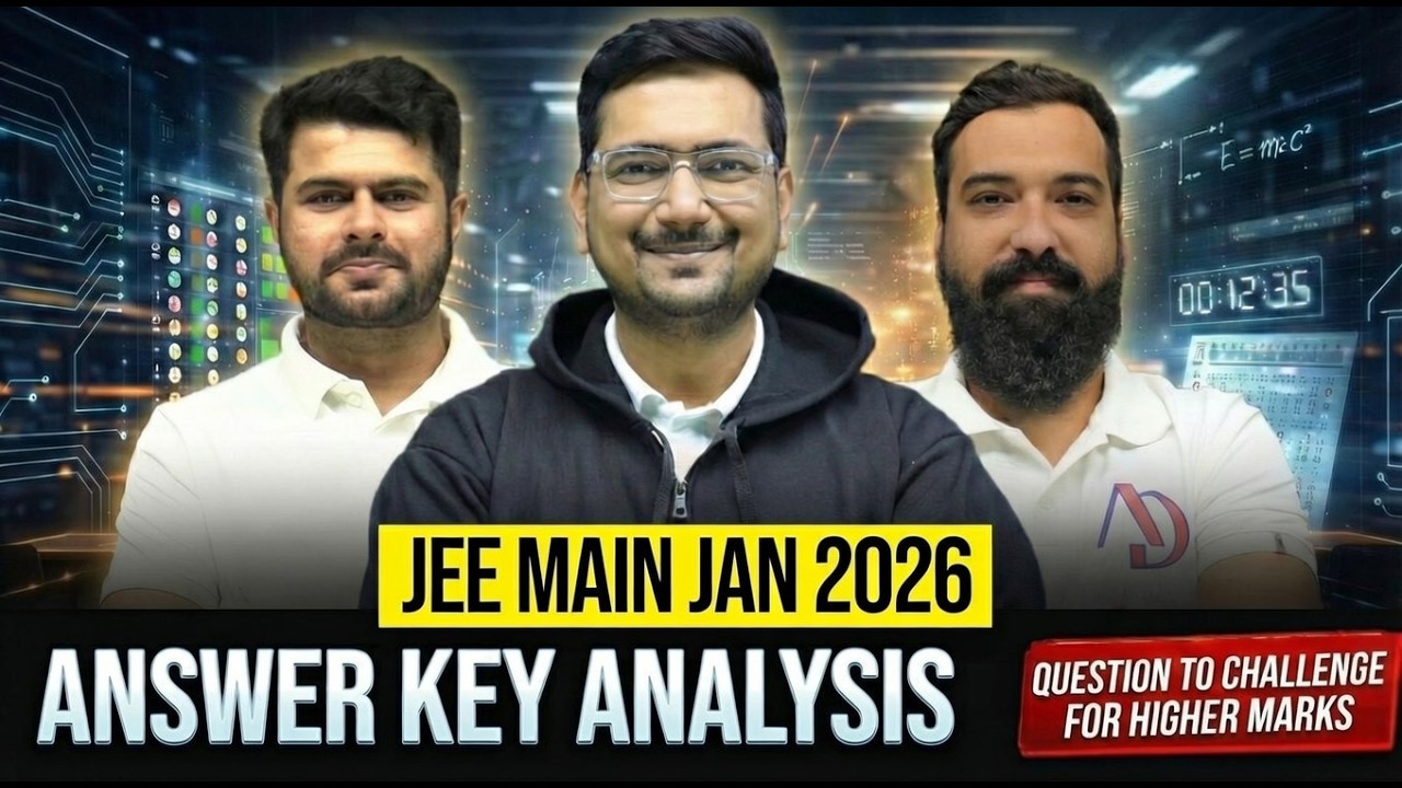 JEE Main Jan 2026 Answer Key Analysis 🔍 | Questions to Challenge for Higher Marks | Aurous Digital