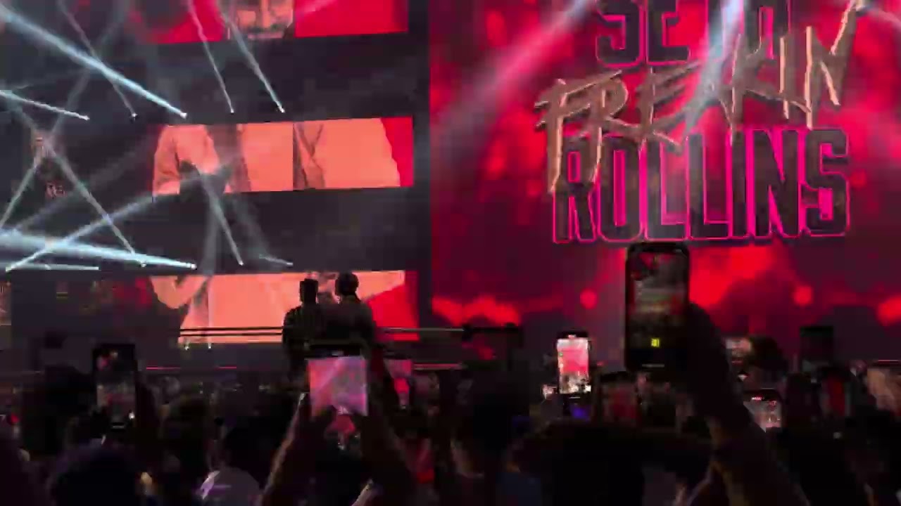 WWE Crown Jewel - Opening & Seth Rollins Vs Drew McIntyre entrances