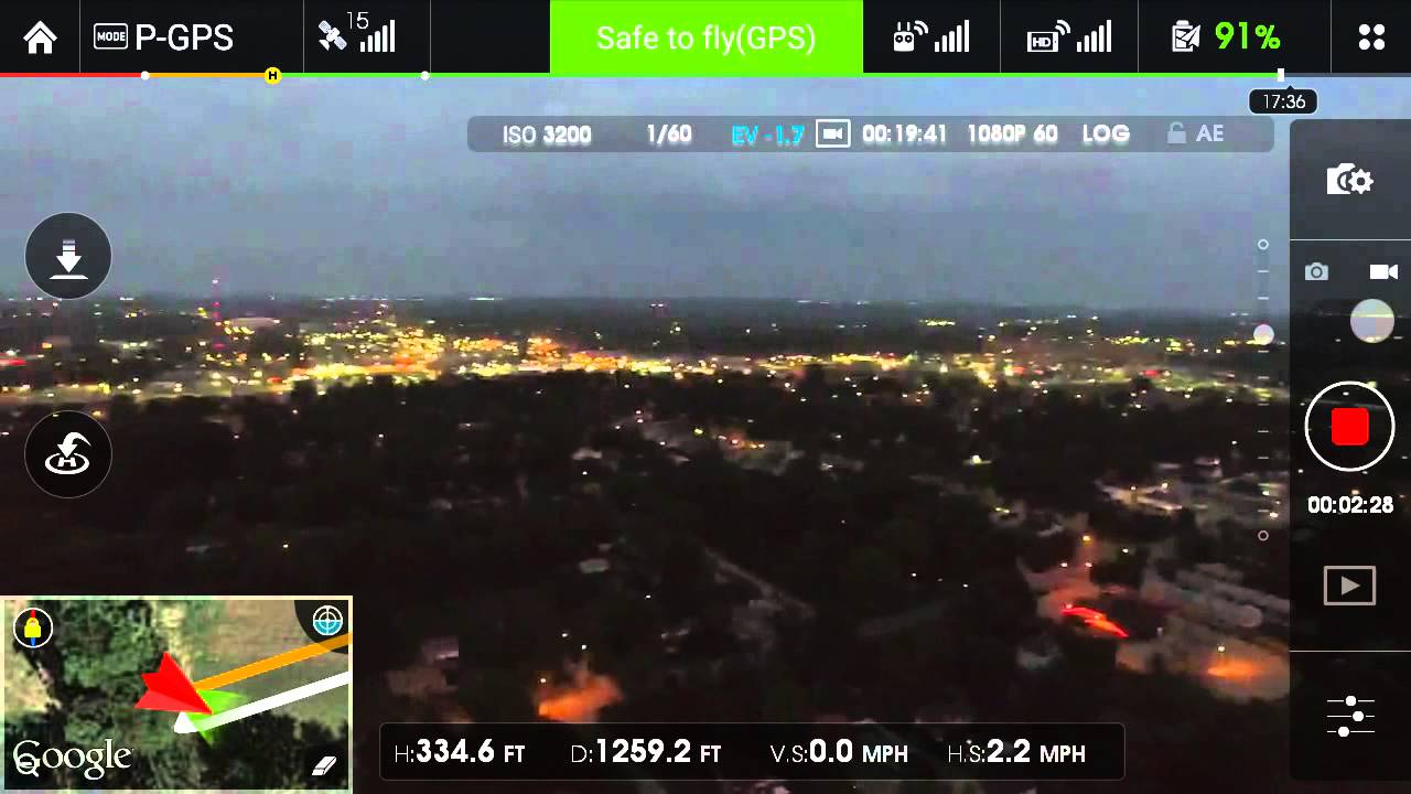 Dji Phantom 3 Advanced Pilot App 3500 Ft