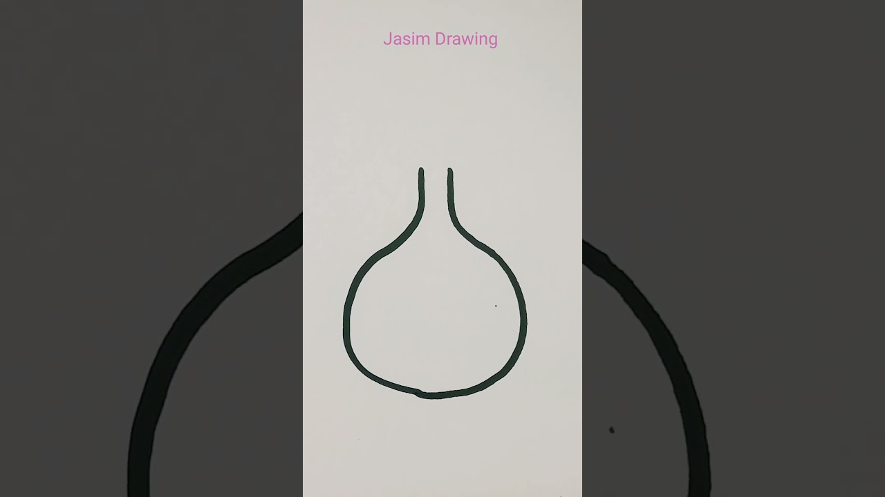 Simple Onion 🧅 drawing with both hands #onion#art#drawing#shorts#trending#youtubeshorts