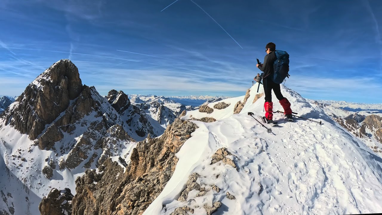 Passo Cirelle and Cime Cadine from San Pellegrino pass