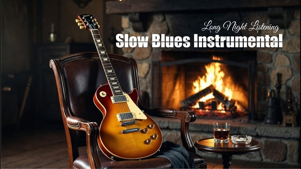 Slow Blues Instrumental for Long Night Listening