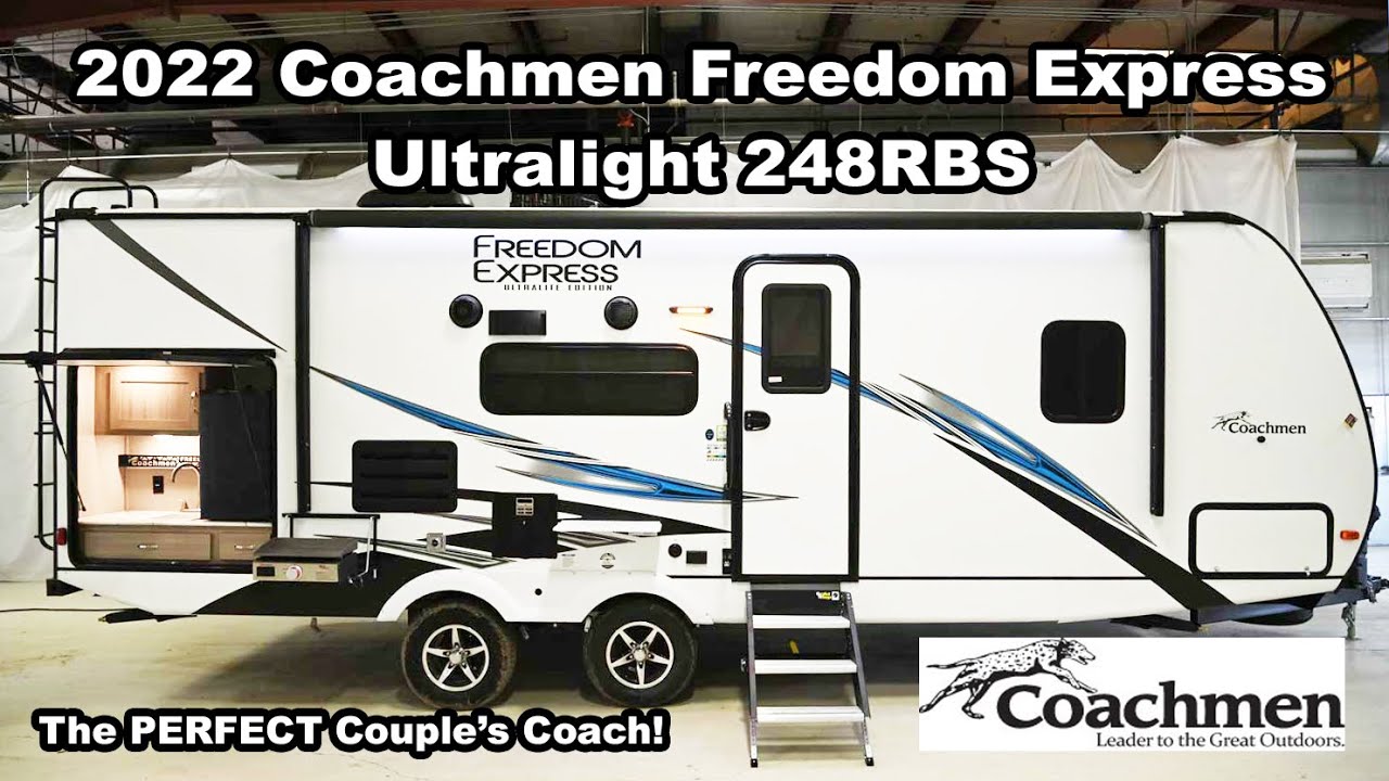 2022 Coachmen Freedom Express 248RBS - The PERFECT COUPLE'S COACH! Ultralight Travel Trailer