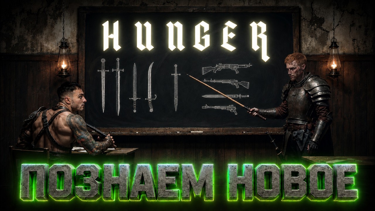 ПРОФИ ИГРЫ ОБУЧАЕТ МЕНЯ НОВОМУ в HUNGER! #HUNGER