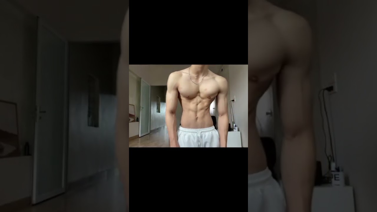 V taper body #shorts #fitness #gym