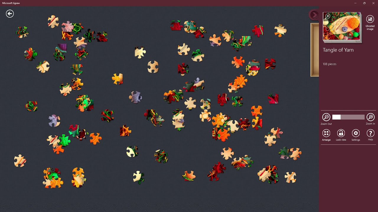 Jigsaw Puzzle ǀ Collection: Knitter’s Wonderland ǀ Tangle of Yarn