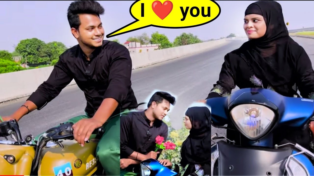 proposing to pakistani girl Zoya Khan prank, चलते रोड पर patai लड़की // vishal banarasi