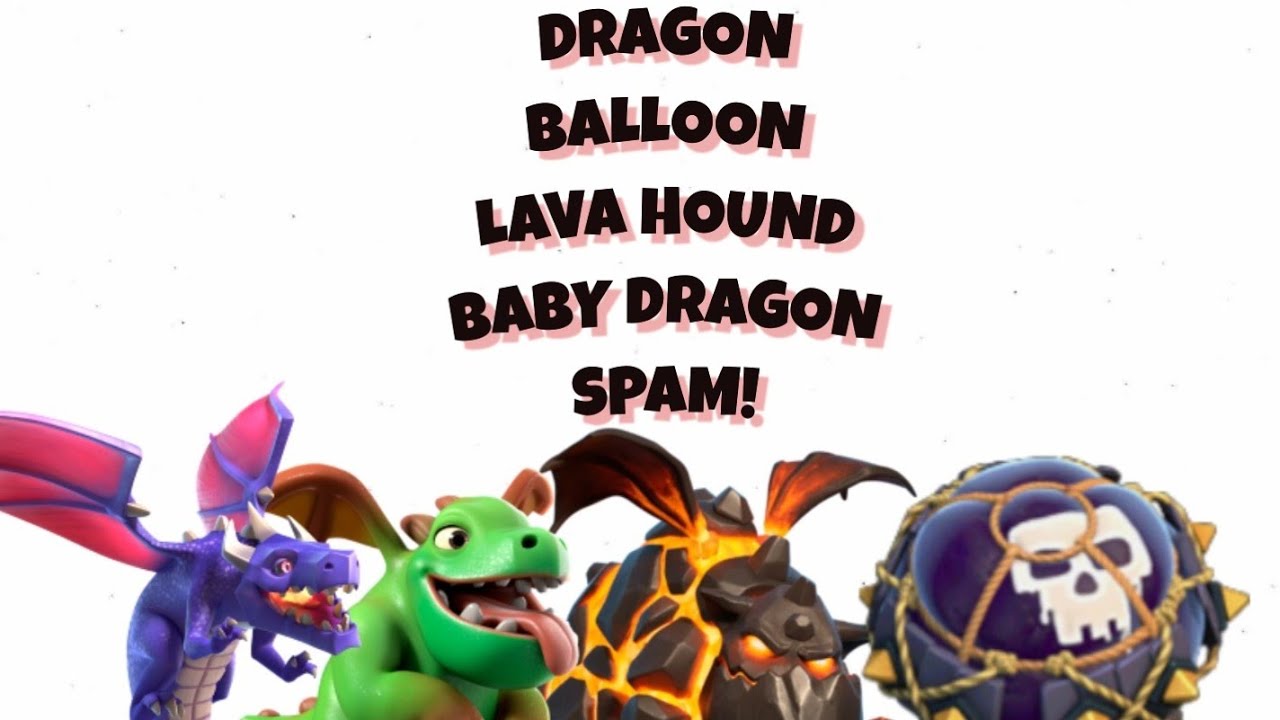 EASY air SPAM attack! Very OP (CLASH OF CLANS GAMEPLAY) 