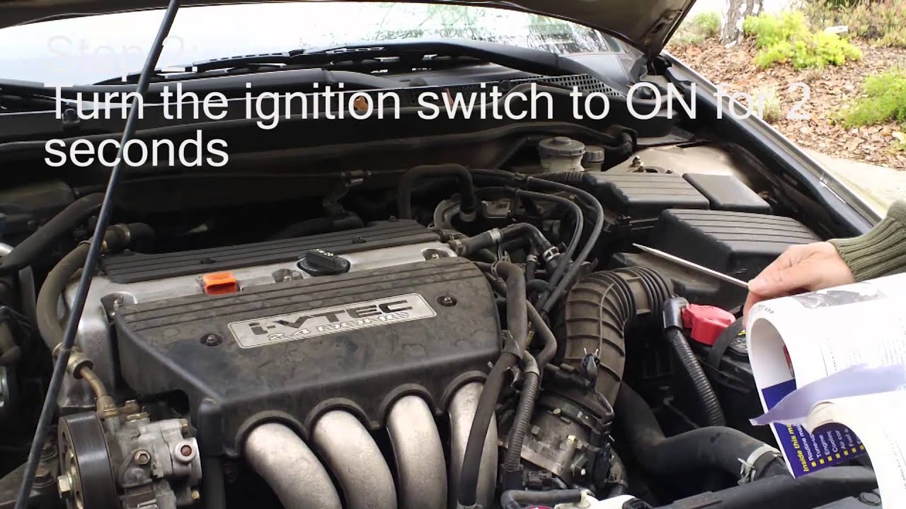 Процедура обучения холостого хода PCM для Honda Accord