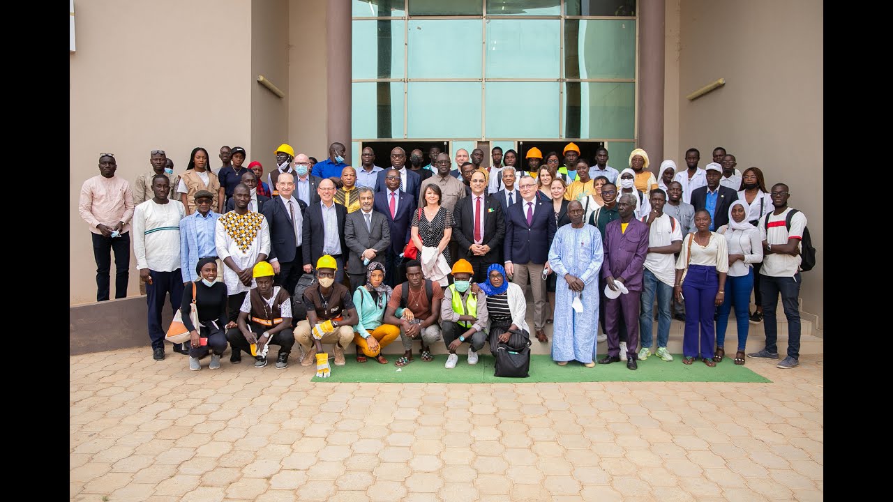 Inauguration CEF & Visite du Campus de l'ISEP-Thiès par la délégation de l'AUF