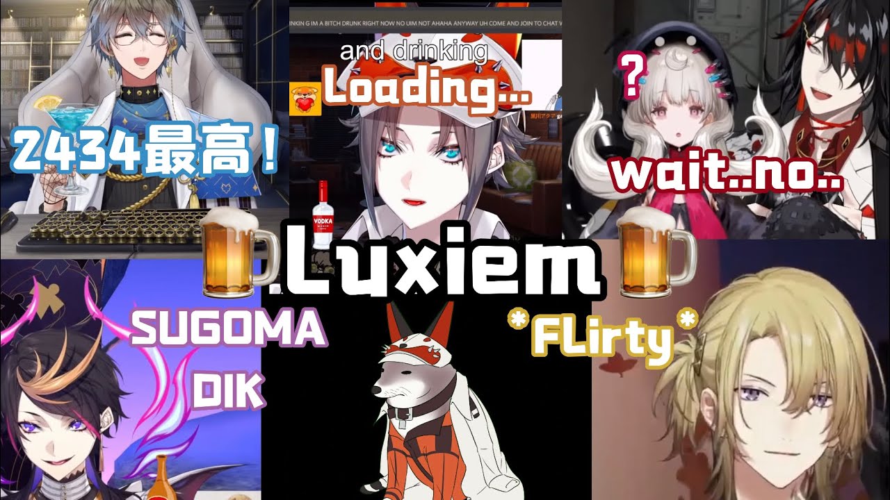 【NIJISANJI EN】Luxiem Getting Drunk Highlights