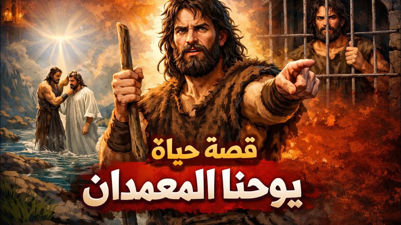 قصة الشهيد يوحنا المعمدان السابق والصابغ والشهيد