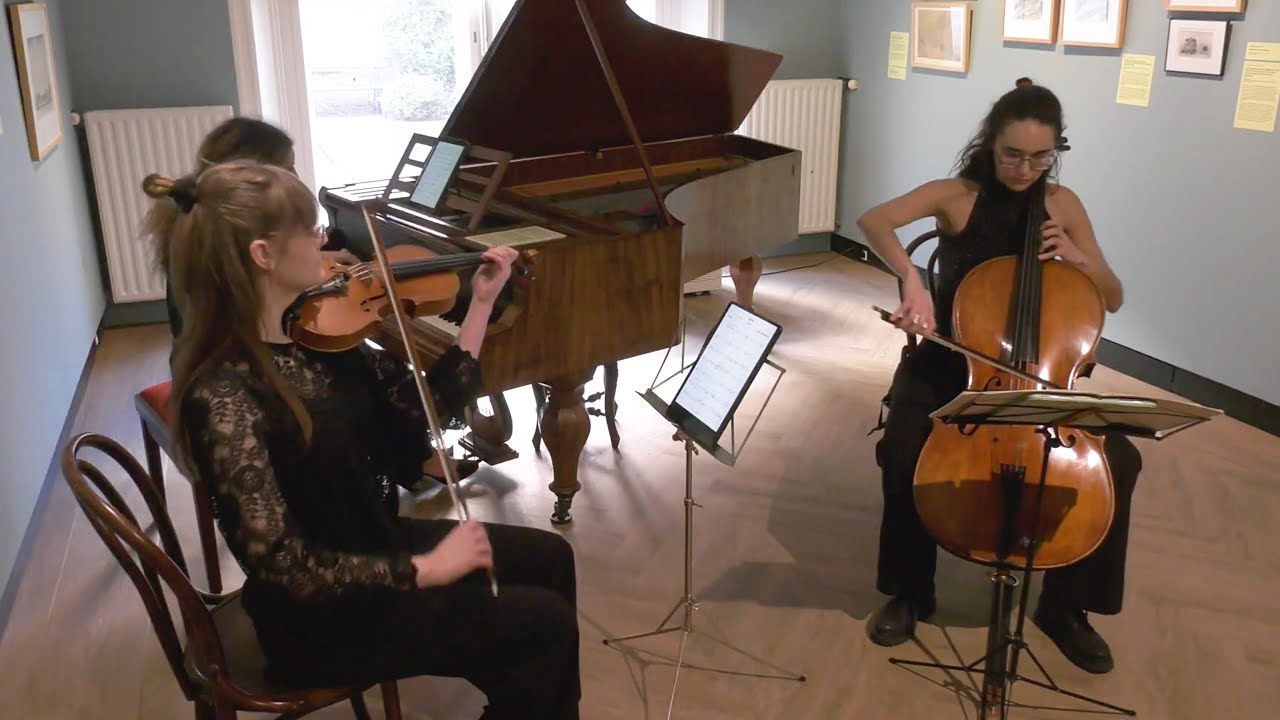 Pianotrio Lyria in het Huygens Museum