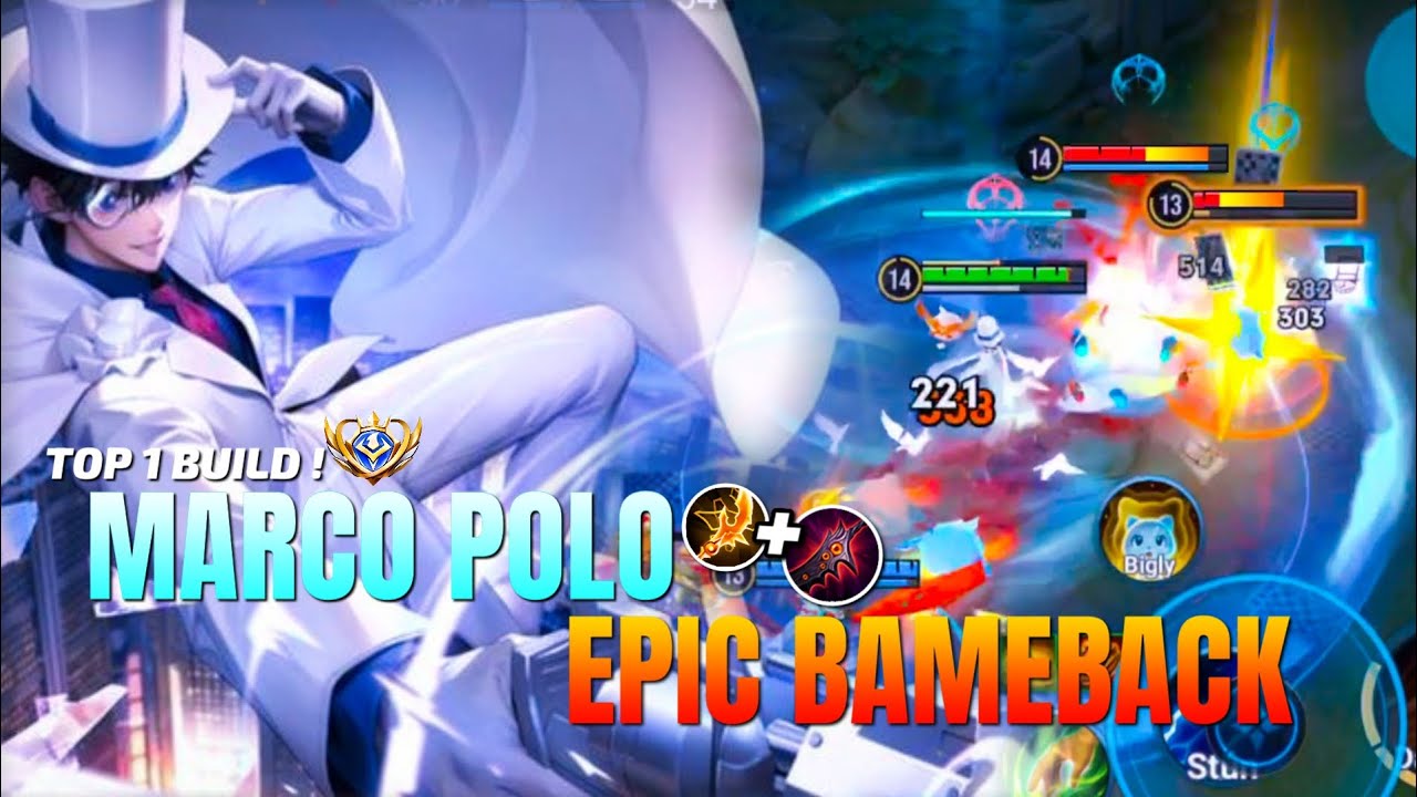 TOP 1 MARCO POLO BUILD! 🔥 EPIC COMEBACK | HONOR OF KINGS