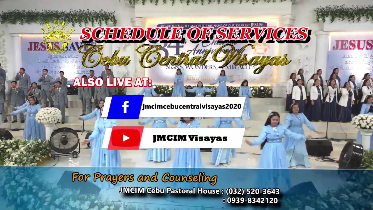 JMCIM CEBU CENTRAL VISAYAS FRIDAY OVERNIGHT SERVICE JANUARY 23, 2026