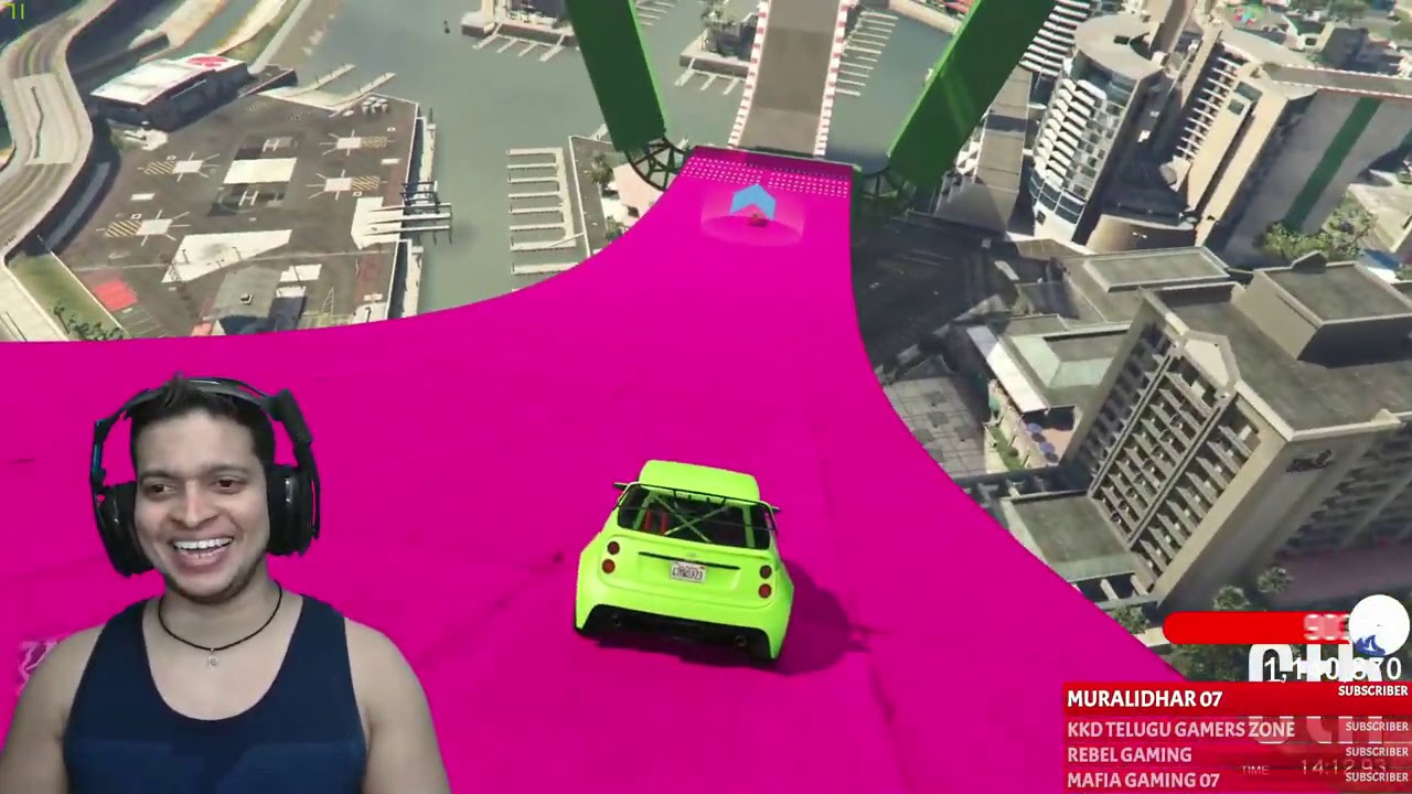 Экстремальный паркур! Смешные моменты GTA 5 #9